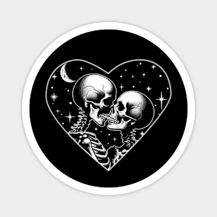 Skeleton Couple Matching Valentine's Day Magnet